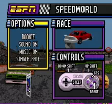 Image n° 1 - screenshots  : ESPN Speedworld (Beta)